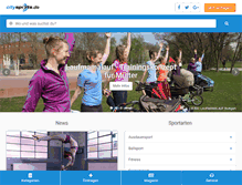 Tablet Screenshot of citysports.de